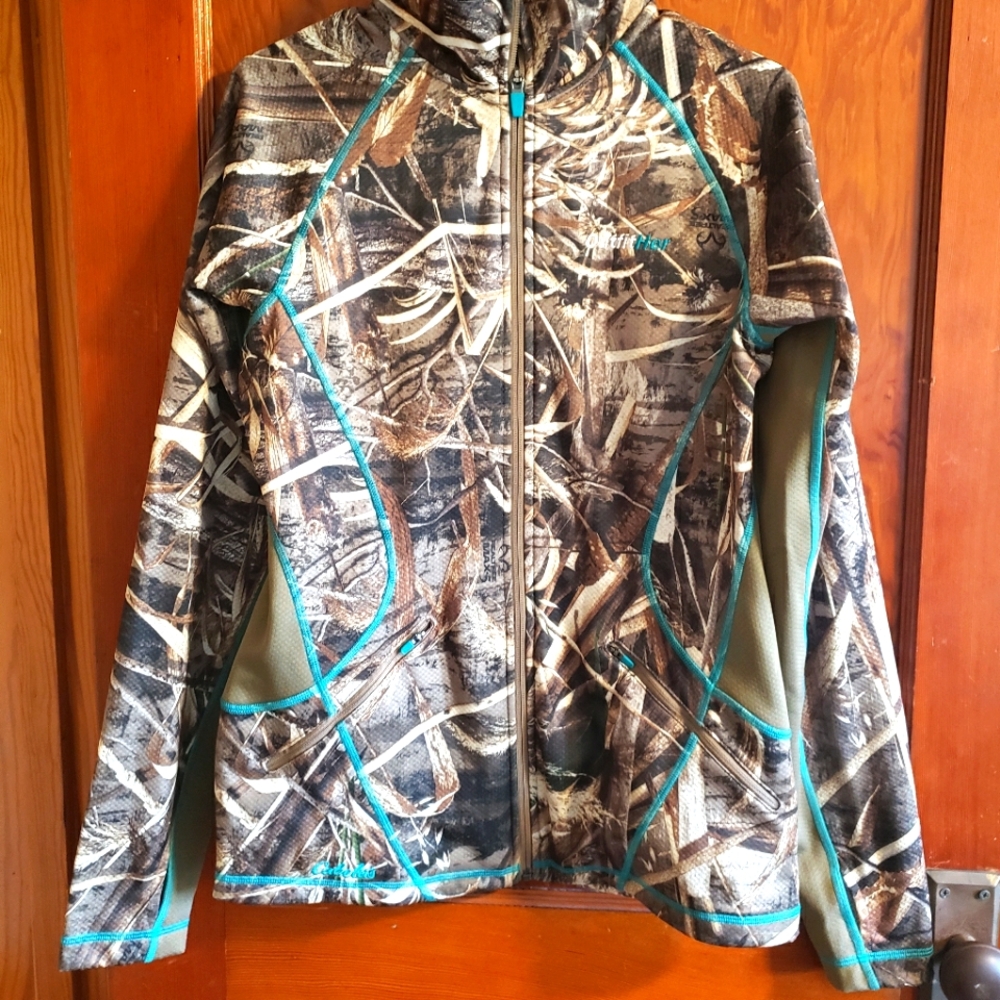 Cabela's duck hunting midweight zip up